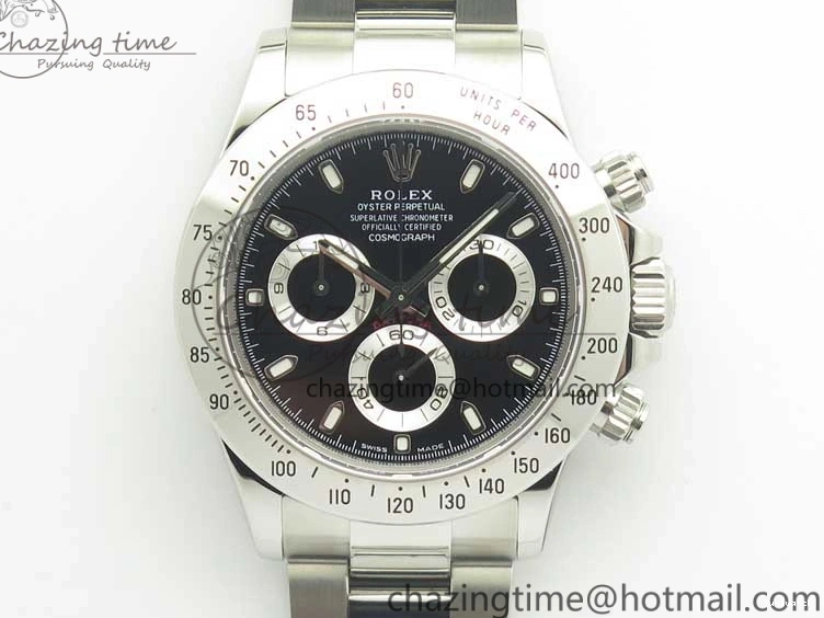 904L Bracelet 1:1 Black Daytona Edition Noob Dial Case 116520 Best SS and SA4130 1219